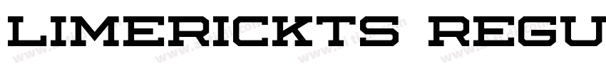 LimerickTS Regular字体转换